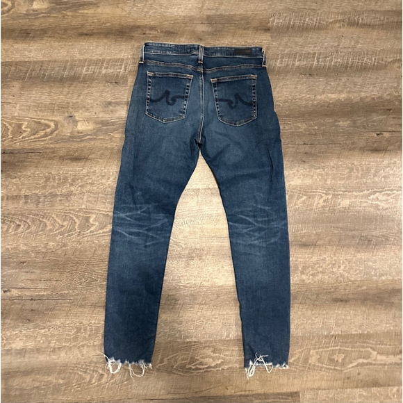 Women's Adriano Goldschmied AG Farrah skinny Jeans, Denim, 32R, Blue - Picture 4 of 8